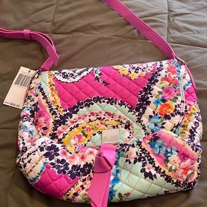 Vera Bradley Carson Crossbody Wildflower Paisley Bag NWT